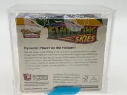 Pokemon TCG SWSH Evolving Skies Booster Box SEALED w/Acrylic Case - Image 3