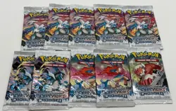 Lot of (10) Pokemon TCG Black & White Boundaries Crossed Booster Packs SEALED - Image 1
