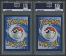 Lot of (2) Pokemon Pikachu with Grey Felt Hat Van Gogh 085 Promo PSA 9 Graded - Image 2