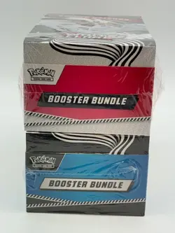 Pokemon SV10.5 Black Bolt White Flare SEALED LOT 2 Booster Bundle Display Case - Image 2