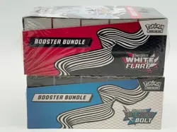 Pokemon SV10.5 Black Bolt White Flare SEALED LOT 2 Booster Bundle Display Case - Image 3