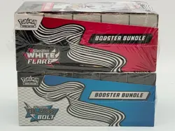 Pokemon SV10.5 Black Bolt White Flare SEALED LOT 2 Booster Bundle Display Case - Image 5