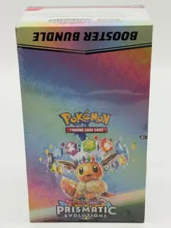 Pokemon SV8.5 Prismatic Evolutions SEALED Booster Bundle Display Case - Image 1
