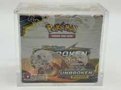 Pokemon TCG Sun & Moon Unbroken Bonds Booster Box SEALED w/Acrylic Case - Image 1