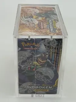Pokemon TCG Sun & Moon Unbroken Bonds Booster Box SEALED w/Acrylic Case - Image 2