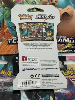 Lot of (8) Pokemon TCG Sun & Moon Team Up Sleeved Booster Packs (2 ARTSETS) - Image 2