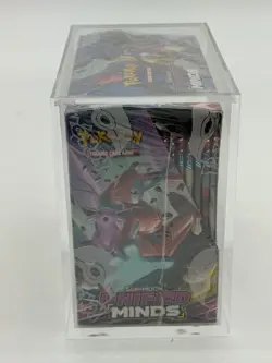 Pokemon TCG Sun & Moon Unified Minds Booster Box SEALED w/ Acrylic Case - Image 2