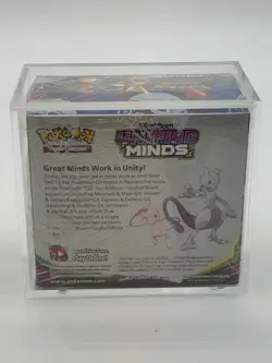 Pokemon TCG Sun & Moon Unified Minds Booster Box SEALED w/ Acrylic Case - Image 3