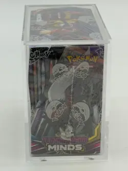 Pokemon TCG Sun & Moon Unified Minds Booster Box SEALED w/ Acrylic Case - Image 4