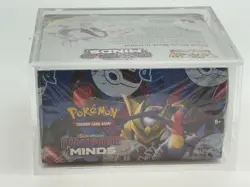 Pokemon TCG Sun & Moon Unified Minds Booster Box SEALED w/ Acrylic Case - Image 5