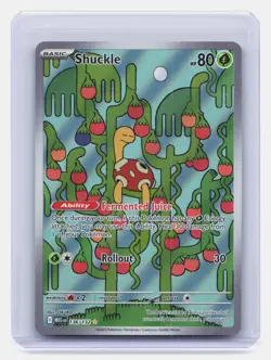 Shuckle Pokemon TCG Mega Evolutions #136/132 Illustration Rare Holo - Image 1