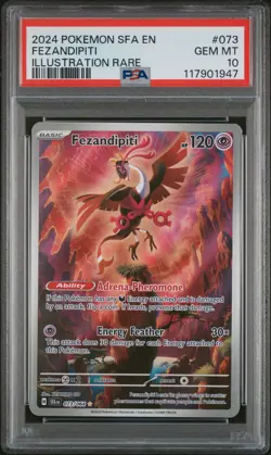 Pokemon TCG Fezandipiti 073/064 Sv: Shrouded Fable Holo PSA 10 - Image 1