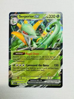🔥Pokemon TCG-Serperior ex-003/086-Sv: Black Bolt-Double Rare-Holo-M/NM!🔥 - Image 1