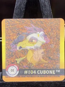 1999 Artbox Pokemon Action Flipz - Premier Edition #08 Cubone/Marowak NM - Image 3