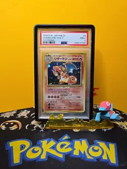 1999 Pokemon Japanese Charizard Holo #6 CD Promo - PSA 9 Vintage slab - Image 1