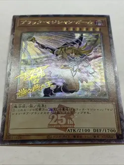 Dark Magician Girl Yugioh Waifu Card Holo Foil Anime Collector Rare Signature NM - Image 5