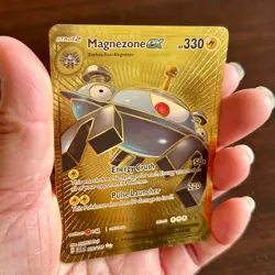 Magnezone ex HP 330 Gold Metal Pokemon Card - Collector's Edition 226/198 - Image 3