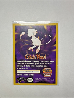 5x Pokemon TCG Catch Mew WOTC Promo Card 1999 RARE (LP) Original Owner - Image 4