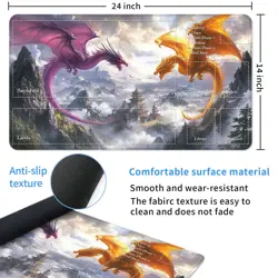 MTG Playmat 24x14 Personalized Card Game Mat for Magic The Gathering TCG Enth... - Image 2