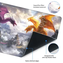 MTG Playmat 24x14 Personalized Card Game Mat for Magic The Gathering TCG Enth... - Image 4