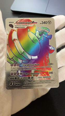 Copperajah Vmax Rainbow Silver Foil Textured Display Card - Image 2
