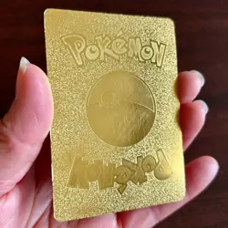 Vaporeon Vmax HP 320 Gold Metal Pokemon Card - Collector's Edition SWSH182 - Image 3