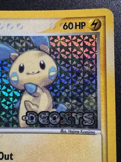 Minun 41/107 EX Deoxys Pokemon Card Reverse Holo Foil Rare LP - Image 4