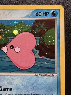 Luvdisc 7/100 EX Crystal Guardians Pokemon Card Holo Foil Rare Swirl LP - Image 4