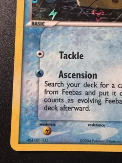 Feebas 61/101 EX Hidden Legends Pokemon Card Reverse Holo Foil Rare Near Mint - Image 5