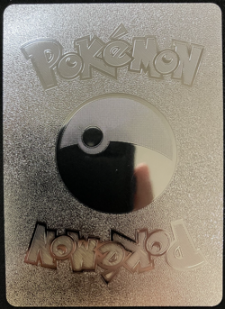 Cinderace Vmax Rainbow Silver Foil Textured Display Card - Image 3