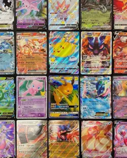 Pokemon Card Lot 100 Official TCG Cards Ultra Rare Included EX GX V MEGA + HOLOS - Image 2
