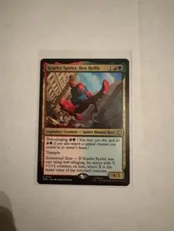 Magic the Gathering Spider-Man MTG Scarlet Spider Ben Reilly Card #0142 - Image 1
