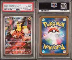 PSA 10 Detective Pikachu 098/SV-P Returns - Pokemon Card Japanese 2023 - Image 1