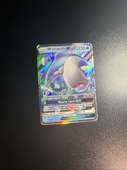 Wishiwashi GX 63/236 - Cosmic Eclipse NM Ultra Rare Full Art Pokemon Card - Image 1