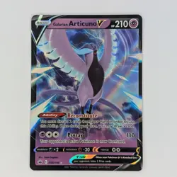 Galarian Articuno V 058/198 Chilling Reign Holo Rare Pokemon Card TCG - Image 1