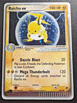 Raichu ex 98/100 EX Sandstorm Pokemon Card Holo Foil Rare MP - Image 1
