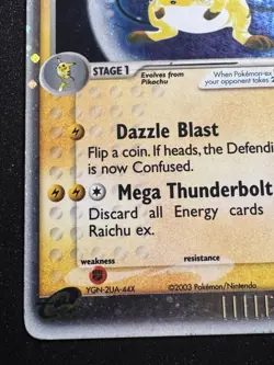 Raichu ex 98/100 EX Sandstorm Pokemon Card Holo Foil Rare MP - Image 5