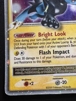 Luxray GL LV.X 109/111 Platinum Rising Rivals Pokemon Card Holo Rare Swirl MP - Image 5