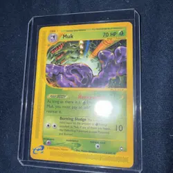 Muk 23/147 Aquapolis Non-Holo NM Vintage Pokemon Card 2002 - Image 2