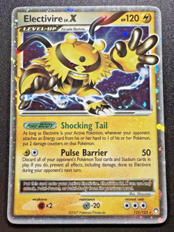Electivire LV.X 121/123 D&P Mysterious Treasures Pokemon Card Holo Foil Rare LP - Image 1