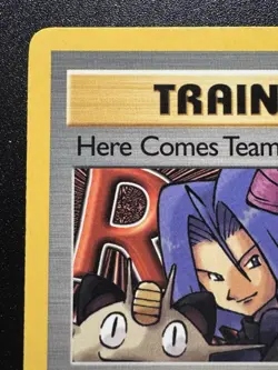 1st Edition Here Comes Team Rocket 71/82 Team Rocket Pokemon Card Rare Near Mint - Image 3
