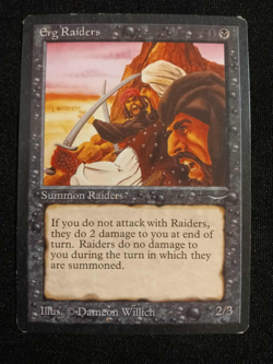 Erg Raiders LP MTG Arabian Nights Magic the Gathering Vintage Old School - Image 1