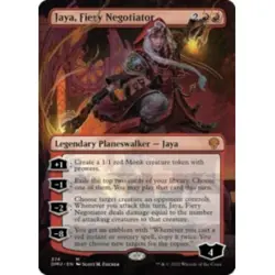 Jaya, Fiery Negotiator (borderless) M/NM Magic MTG Dominaria United - Image 1