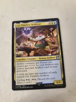 Cid, Timeless Artificer (0408) #408 (NM) Final Fantasy FIN Magic MTG - Image 1