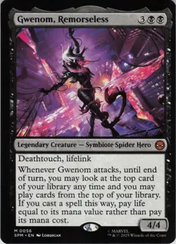 Gwenom, Remorseless M Marvel's Spider-Man 56 NM Normal MTG - Image 1