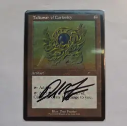 signed MTG Talisman of Curiosity (1061/1455) Secret Lair Drop Series nonfoil - Image 1