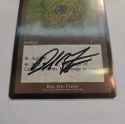 signed MTG Talisman of Curiosity (1061/1455) Secret Lair Drop Series nonfoil - Image 2