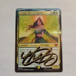signed MTG - Arwen, Mortal Queen - Mythic #193 - LOTR: Tales of Middle-earth - Image 1