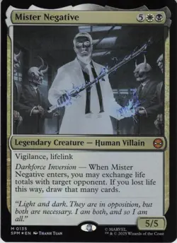 Mister Negative M Marvel's Spider-Man 135 NM Foil MTG - Image 1