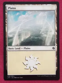 Magic The Gathering JUMPSTART PLAINS 039 land card MTG - Image 1